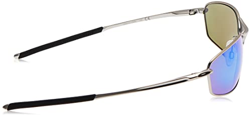 Oakley 0OO4141 Gafas, Satin Chrome, 60 para Hombre