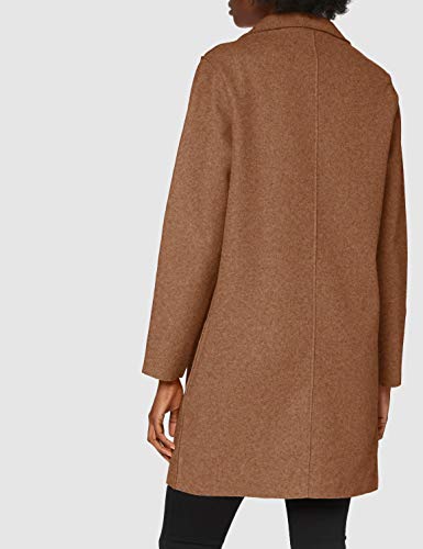 Only Onlcarrie Bonded Coat Otw Noos Abrigo, Woodsmoke/Detail:W.Melange, M para Mujer