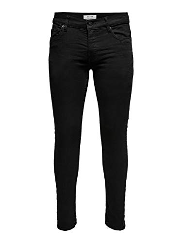 Only & Sons Onsloom Dcc 0448 Noos Vaqueros Slim, Negro (Black Denim Black Denim), W31/L32 para Hombre