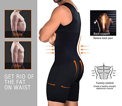 Ovnshery Faja Reductora Hombre de Fitness Faja Compresion Ropa Interior para Abdomen Cintura Body Shaper