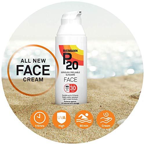 P20 ® | Protector Solar Facial spf 30 | Crema Solar Específica para Proteger la Piel de la Cara de las Lesiones de los Rayos UVB y UVA | Formato Crema | 50 Ml