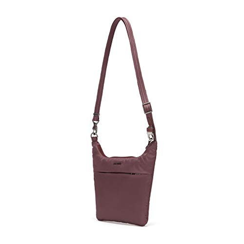 Pacsafe Cruise 2L Anti Theft On The Go Crossbody para mujer, Pinot Purple