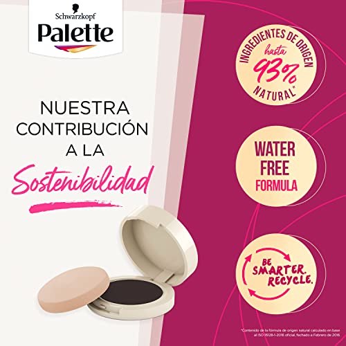 Palette Compact Root Retouch ; Retoca Raíces polvo compacto – Negro – Cubre Canas 1 unidad