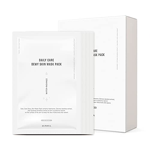 [Paquete De 10] EUNYUL Daily Care Dewy Skin Mascarilla Facial Cuidado De La Piel Coreano Lámina de Tencel hipoalergénica