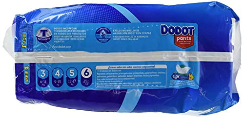 PARAFARM DODOT PAÑAL Braguita 41 U. + 15 KG. Talla 6.PARAF, Único, Estándar