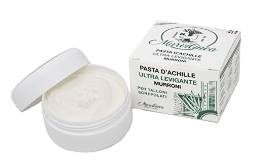 Pasta de Aquiles ultralevigante Murroni Crema para el cuidado de los pies para talones secos y agrietados, con urea, aceite de almendras dulces y mirto. 100 g