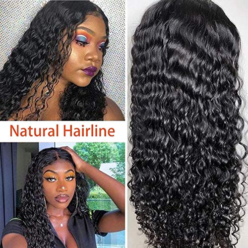 Pelo natural pelucas ondas mujer pelo natural rizado U Part Half human hair wigs for black woman humano peluca negra larga virgin hair Extensiones deep curly