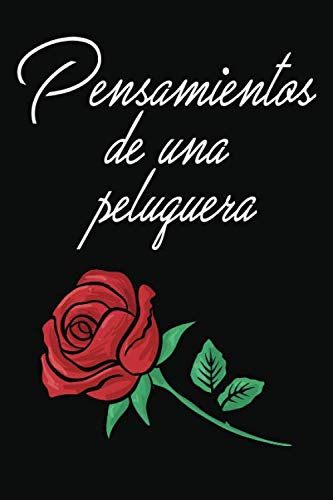 pensamientos de una peluquera: Cuaderno de rejilla de puntos 6x9 pulgadas 120 páginas de diario de regalo