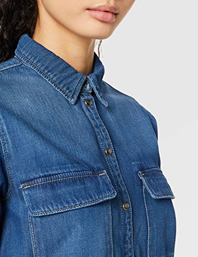 Pepe Jeans Nina Blusa, Azul (Denim GF8), X-Small para Mujer