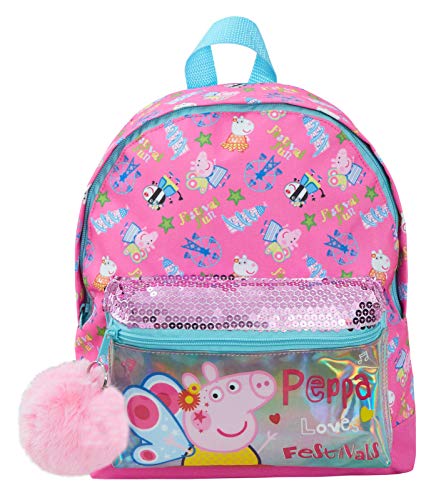 Peppa Pig Mochila de lujo estilo Roxy, Pink (Rosa) - MNCK9742