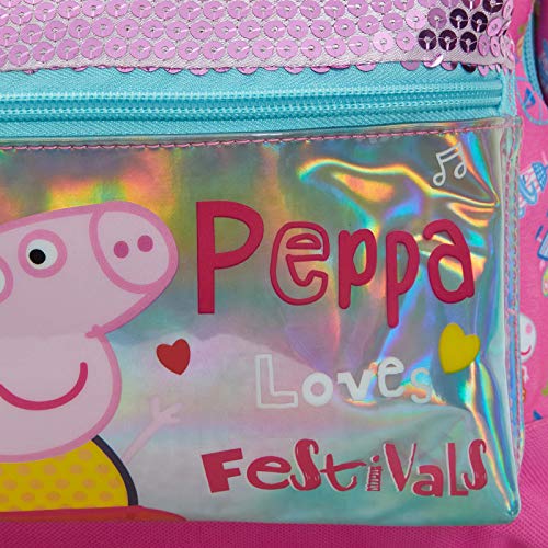 Peppa Pig Mochila de lujo estilo Roxy, Pink (Rosa) - MNCK9742