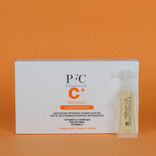 PFC Cosmetics - Pack Vitamin C+ Radiance 3 unidades - Tratamiento para Recuperar la Luz de tu Piel - Incluye Crema Facial Radiance C+, Contorno de Ojos Radiance C+ Eye Zone y Radiance C+ Concentrate