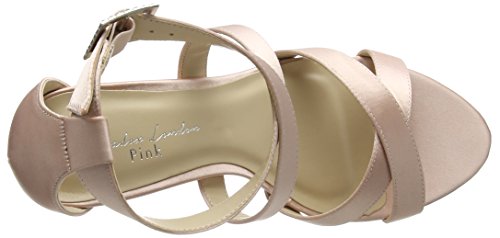 Pink Bridal Macpherson, Sandalia con Pulsera Niñas, Colorete, 34 EU