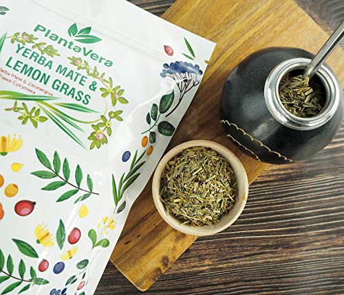 Planta Vera Yerba Mate Despalada + Limoncillo, Energía de Brasil, Gran aroma de Paraguay 700G