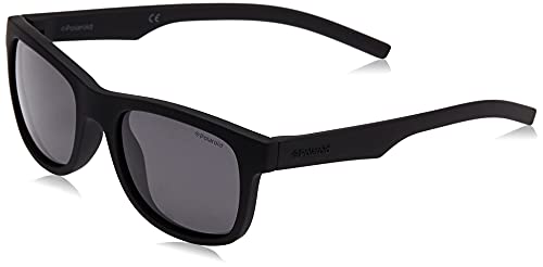 Polaroid PLD 8020/S Y2 YYV Gafas de Sol, Negro (Black Rubber/Grey Pz), 46 Unisex Niños