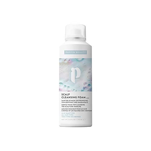 Pony Puffin Champú en Espuma sin Sulfatos ni Parabenos ni Siliconas - Limpiador Suave del Cuero Cabelludo y la Línea del Cabello - Vegano y Adecuado para todo tipo de Cabellos - 150 ml