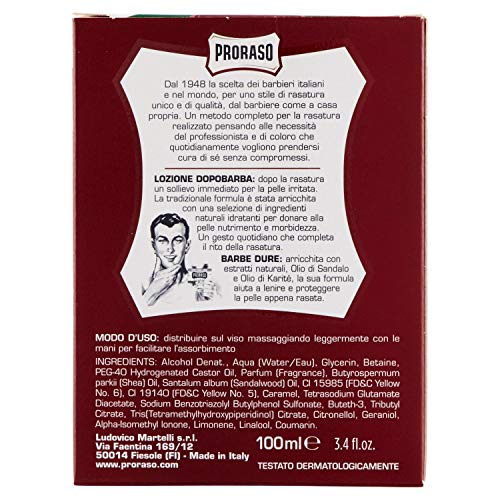 Proraso Proraso Red Line Aftershave Lotion 100Ml 100 ml