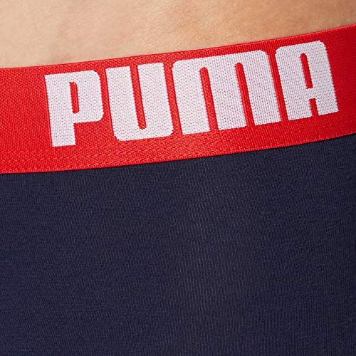 PUMA Basic Men's Boxers (5 Unidades) Calzoncillos Tipo bóxer, Color Azul y Gris, XXL (Pack de 5) para Hombre