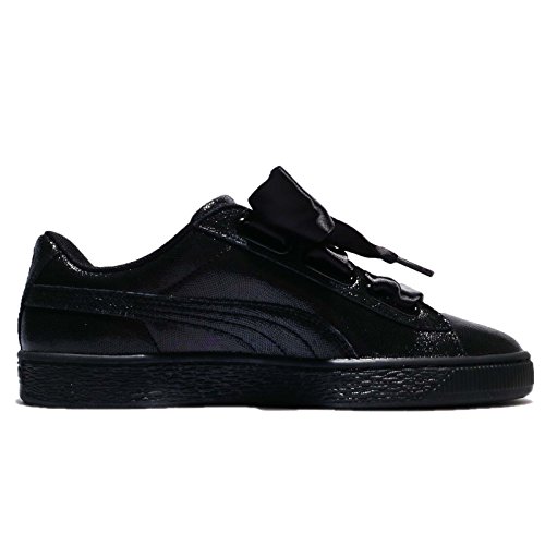 Puma Basket Heart NS, Zapatillas Mujer, Negro (Black-Black), 40 EU