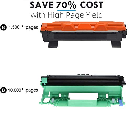 Pure-Color TN1050 Cartuchos de tóner + DR1050 Unidad de tambor Compatible para Borhter TN-1050 DR-1050 HL-1110 DCP-1510 HL-1210W DCP-1610W HL-1112 MFC-1810 HL-1212W MFC-1910W DCP-1612W DCP-1512