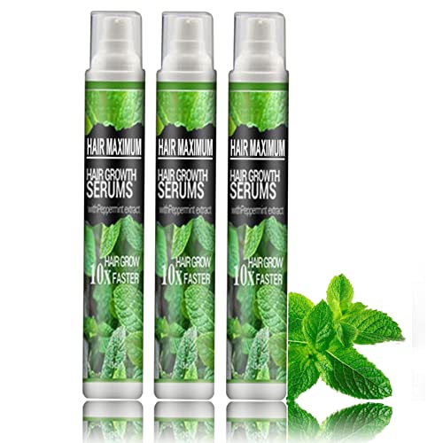 QAZX HairReBirth Herbal Spray, Natural Herbal Hair Growth Essence Spray, HerbalRevive Hair-Growth Essence Spray, Herbal Hair Growth Maximizer Spray for Men and Women Anti Hair Loss Fast Grow (3PCS)