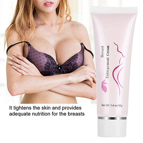 Qkiss Crema Reafirmantes de Senos, Crema de Aumento de Senos para Mujer, Levantamiento y Estiramiento de los Senos Crema para el Agrandamiento de los Senos Suave Busto Grande Senos