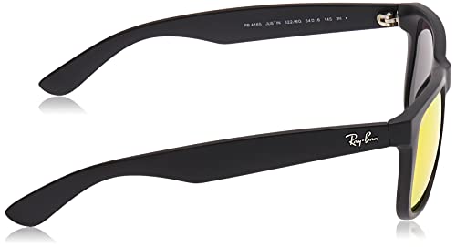 Ray-Ban Justin Gafas de Sol, Rubber Black, 51 para Hombre