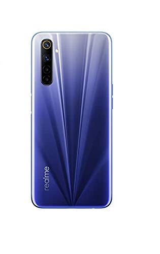 realme 6 – Smartphone de 6.5”, 4 GB RAM + 128 GB ROM, Procesador OctaCore, Cuádruple Cámara AI 64MP, Dual Sim, Color Comet Blue [Versión ES/PT]