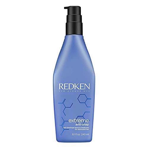 Redken - Tratamiento sin Aclarado Extreme Anti-Snap 240 ml + Champú Extreme 300 ml Fortificante y Reparador para Cabellos Estresados y Dañados