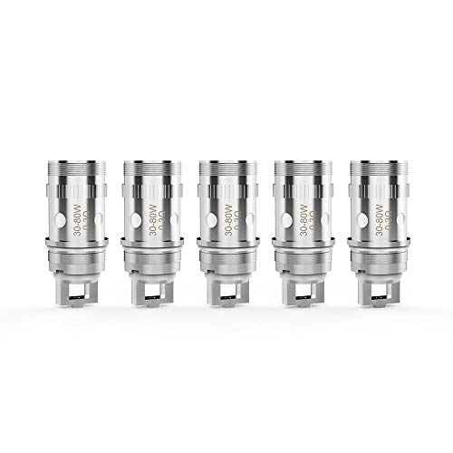 Resistencias Vaper Cigarrillo Electronico, Manvap 80W Gent 5 Piezas Original 0.3 Ohm E Cigarrillo Vape Starter Kit Vaporizador Atomizador, Sin Tabaco,No Nicotina