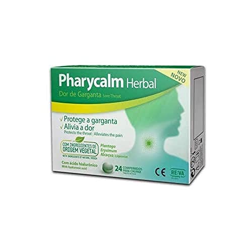 Reva-Health Pharycalm Herbal Dolor de Garganta 24 Comprimidos - 1 unidad