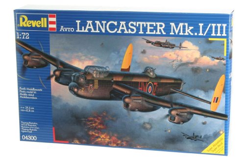 Revell 4300-Maqueta de Bombardero Avro Lancaster MK III, 1:72, 29,5 cm/42,8 cm (4300)