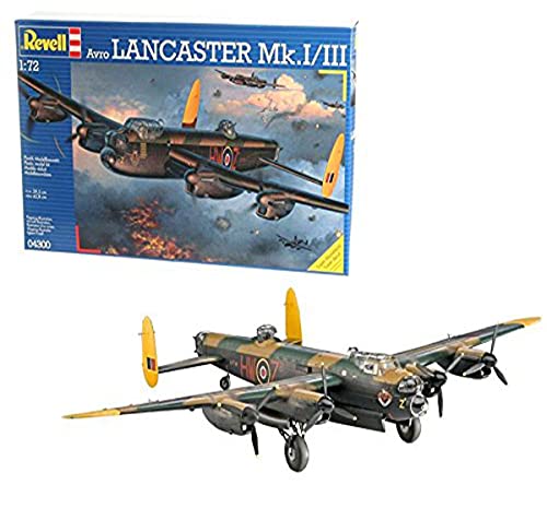 Revell 4300-Maqueta de Bombardero Avro Lancaster MK III, 1:72, 29,5 cm/42,8 cm (4300)