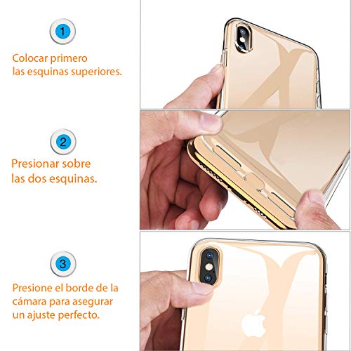 REY - Funda Carcasa Gel Transparente para ALCATEL 1S 2019, Ultra Fina 0,33mm, Silicona TPU de Alta Resistencia y Flexibilidad