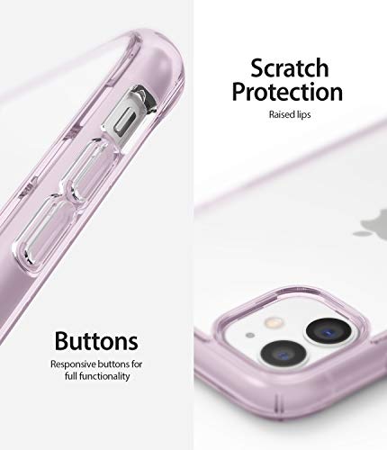 Ringke Fusion Compatible con Funda iPhone 11 (6,1 Pulgadas) Carcasa Queda como un Guante, Protección Adicional sin Ser Voluminosa, Case Transparente con el Agujero para Cuerda - Lavanda (Lavender)