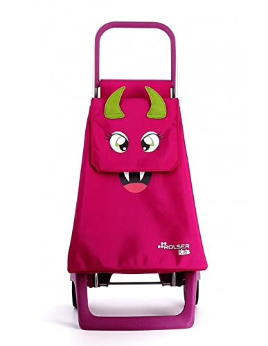 Rolser Carro Monster Kid MF Joy 2 Ruedas - Fucsia