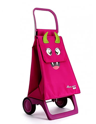 Rolser Carro Monster Kid MF Joy 2 Ruedas - Fucsia