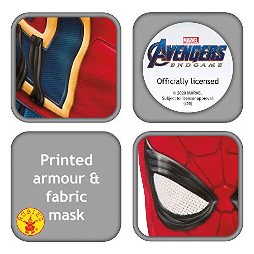 Rubie's Disfraz Avengers Official Iron Spider, Spiderman Classic, Talla S, 3-4 anos, altura 117 cm (700659_S)