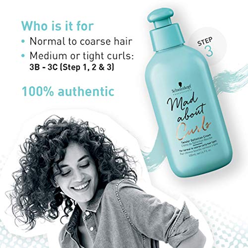 Schwarzkopf Mad About Curls Creme Definition pendientes, 200 ml