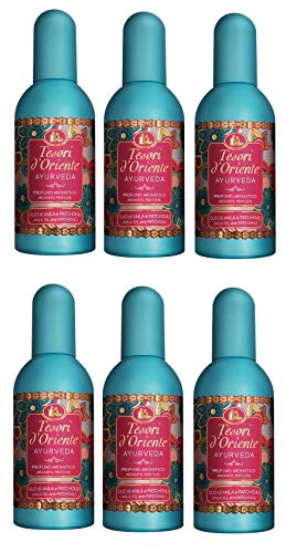 Set 6 TESORI D'ORIENTE Spray Agua Perfumada Ayurveda Ml100 Fragancia