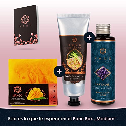 Set de Regalo Panu Mediano - Regalos de Relajación para Mujeres - Caja de Belleza Premium para Mujeres - Regalos para Novia