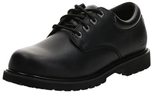 Skechers Mens Cottonwood Elks Slip Resistant Lace up Oxford Shoes