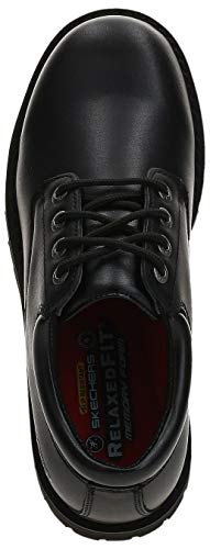 Skechers Mens Cottonwood Elks Slip Resistant Lace up Oxford Shoes