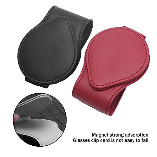 Soporte Para Gafas De Visera Para Coche, Soporte Para Gafas De Sol De Cuero, Soporte Para Tarjetas, Caja Para Gafas De Sol, Soporte Para Gafas De Sol Para Coche, Accesorios Para Visera De Coche