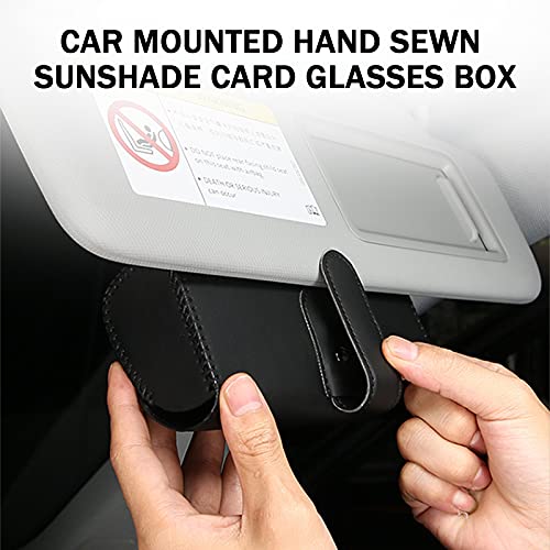 Soporte Para Gafas Para Visera De Coche, Soporte Para Gafas De Sol Para Coche, Estuche De Almacenamiento Con Clip, Organizador De Anteojos Automotrices, Coche Para La Mayoría De Los Modelos De Coches