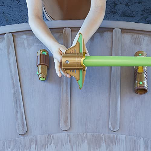 Star Wars Lightsaber Forge - Yoda - Juguete Sable de luz Verde Extensible - Juguete para niños de 4 años en adelante