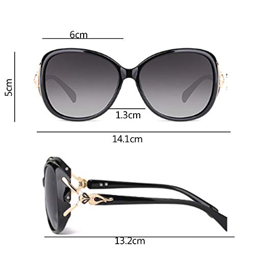 Sunglasses Gafas de Sol de Cara Redonda polarizadas de Alta definición Anti-Ultravioleta y antirreflejos el Protector Solar es más Delgado cómodo de Usar y no es fácil de dañar