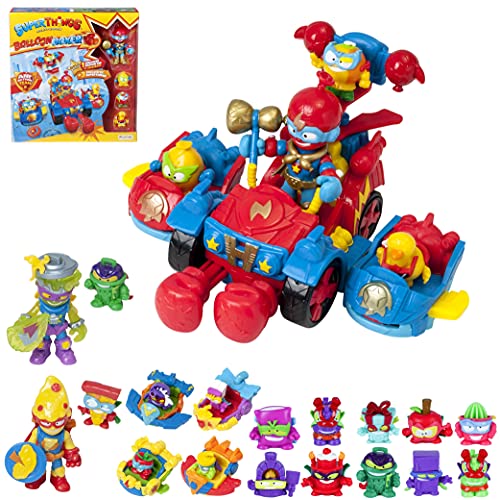 SuperThings Kazoom Kids – Ballon Boxer y Pack Sorpresa 16 Sets | Contiene Ballon Boxer, 10 Sobres One Pack, 4 Kazoom Sliders y 2 Kazoom Kids | Juguetes y Regalos para Niños Cumpleaños