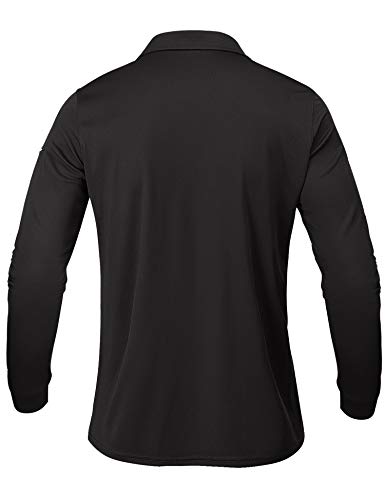 Sykooria Camiseta Polo Deporte Hombre Camisa Golf Deportiva Ropa Mangas Larga Deportiva Transpirable Secado Rápid Top Deportiva T Shirt para Correr Trotar Fitness Ciclismo Entrenamiento Yoga Casual