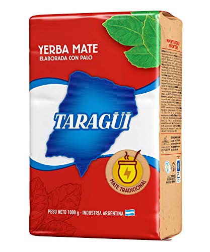 Taragüi Yerba Mate con Palo - 5 Paquetes de 1000 gr - Total: 5000 gr